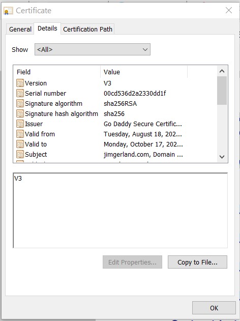 digital secure certificate details image